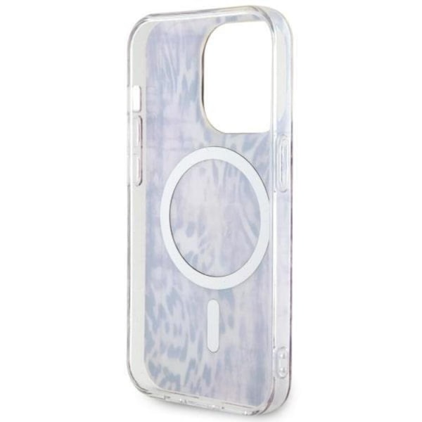 Guess Mobilskal till iPhone 14 Pro Max MagSafe Leopard - Rosa Rosa