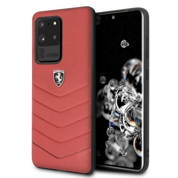 Ferrari Case S20 Ultra G988 Cover Red Heritage Red