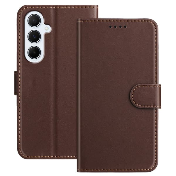 Galaxy A17 / A26 Plånboksfodral Anti Drop - Brun Brun