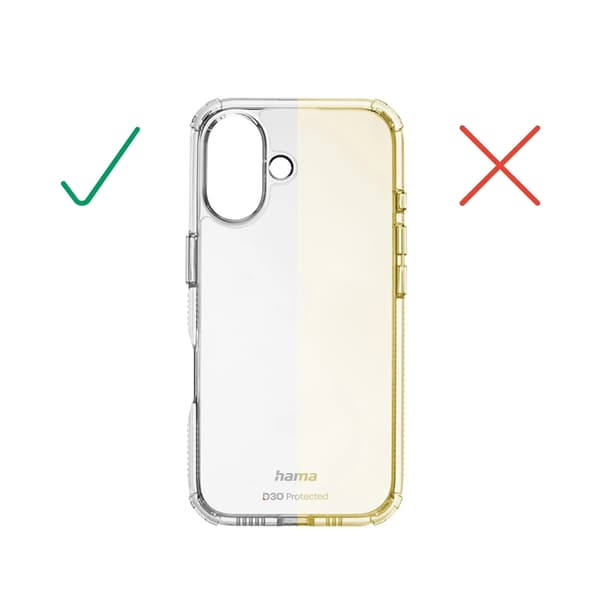 HAMA Mobilskal till iPhone 16e Extreme Protect - Transparent Transparent