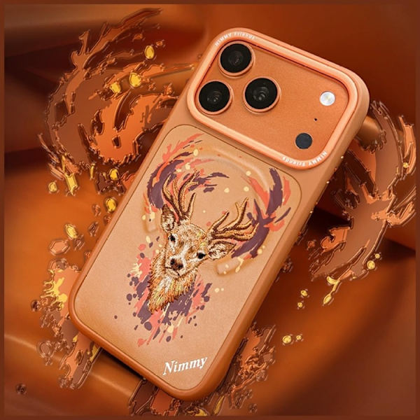 Nimmy Mobilskal För iPhone 17 Pro MagSafe Deer - Orange Orange
