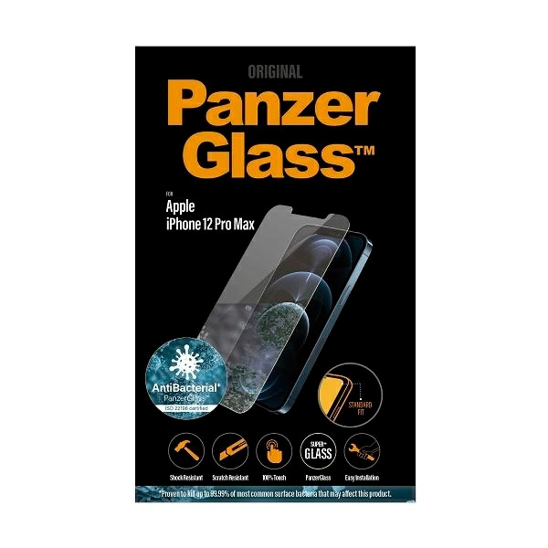 PanzerGlass iPhone 12 Pro Max karkaistu lasinen näytönsuoja