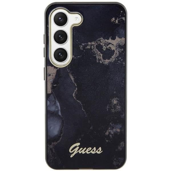 Guess Mobilskal till Galaxy S23 Marble - Svart Svart