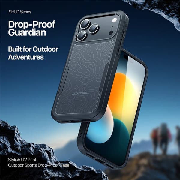 Dux Ducis Mobilskal till iPhone 17 Pro Max MagSafe SHLD PC + TPU - Contour Svart