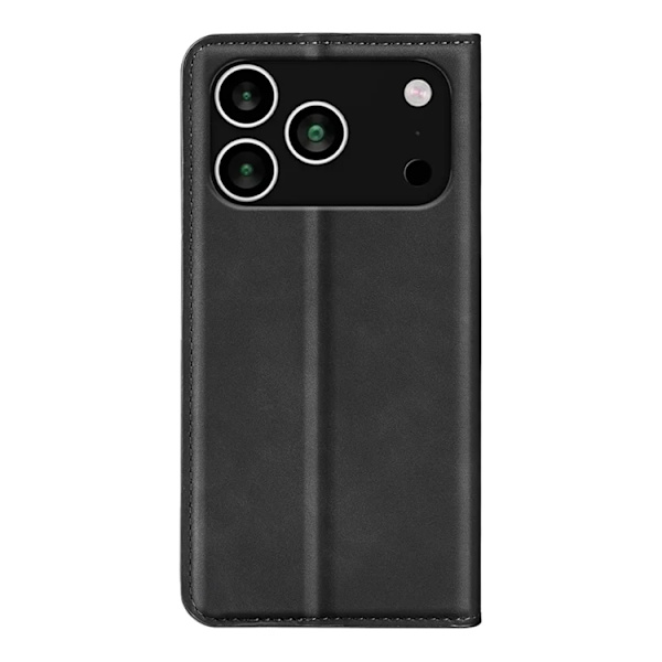 iPhone 17 Pro Max Plånboksfodral Skin Touch - Svart Svart