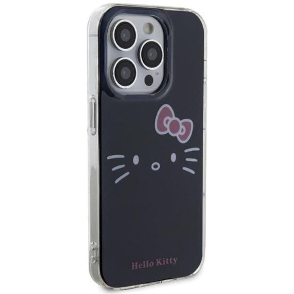Hello Kitty iPhone 14 Pro Max -mobiilisuoja IML Kitty Face - musta