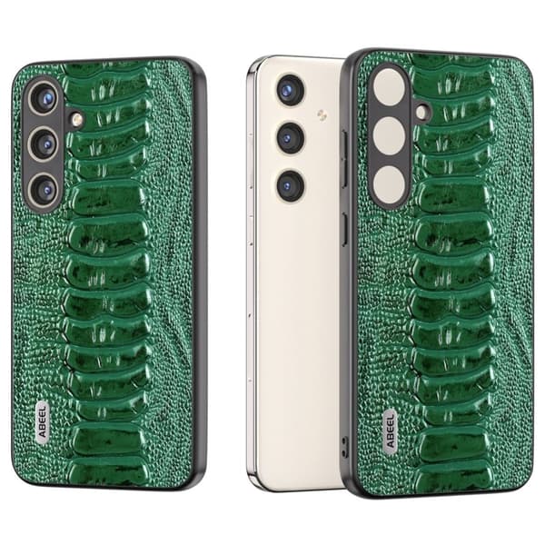 ABEEL Samsung Galaxy S24+ Plånboksfodral Skyddande Bakcover Grön