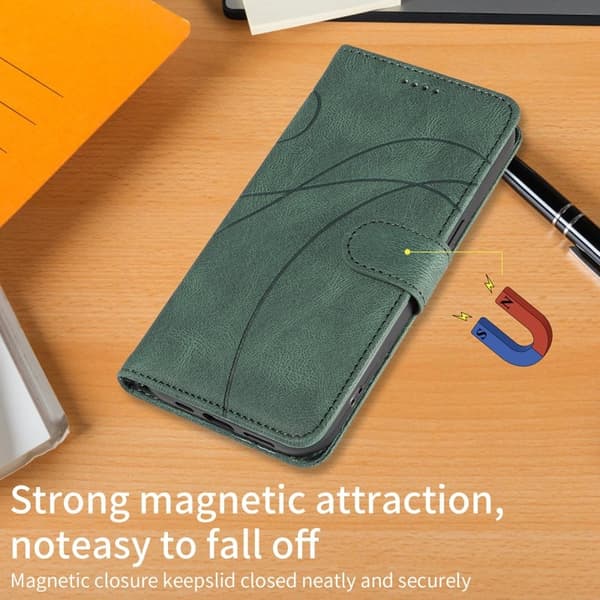 Samsung Galaxy S26 / S26 Pro Plånboksfodral Ställ Konstläder Ställ - Grön