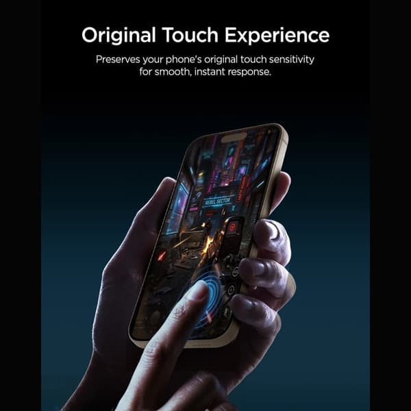 Spigen [2-Pack] Härdat Glas Skärmskydd För iPhone 18 Pro/17 Pro Privacy