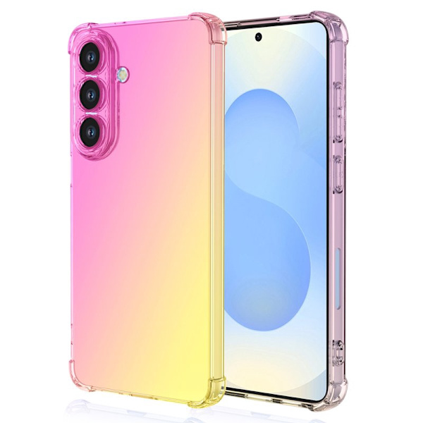 Mobilskal för Samsung Galaxy S26 Plus Gradient TPU Stöttålig - Rosa