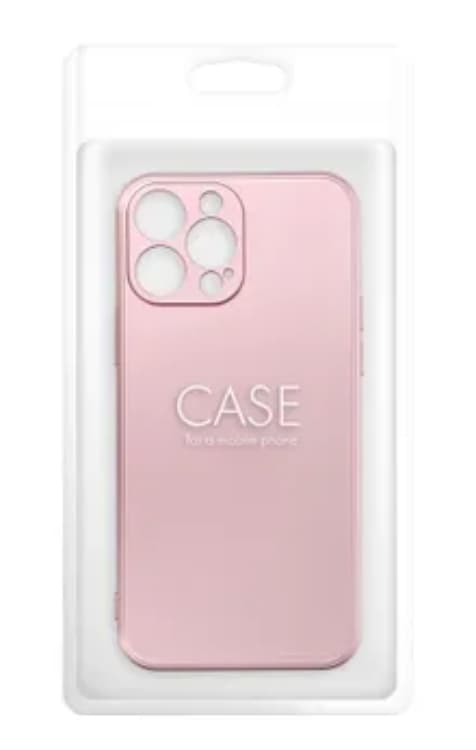 iPhone 15 Pro Max -puhelimen kuori Metallic - Pinkki Rosa