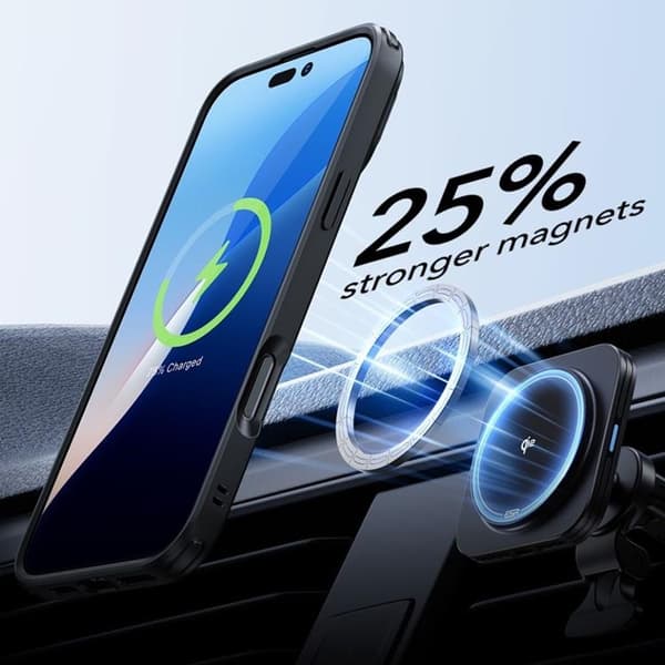 ESR Mobilskal till iPhone 16 Pro Max Magsafe Halolock Och Härdat Glas Svart