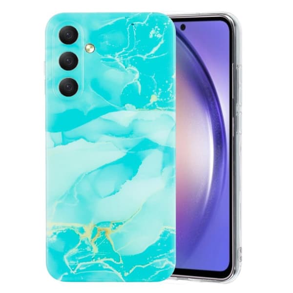 Mobilskal för Samsung Galaxy S26 Plus Marmor mönster TPU - Grön