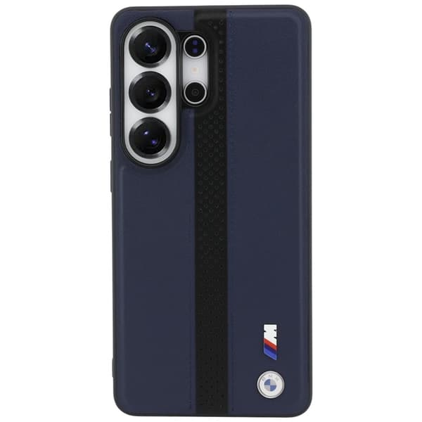 BMW Mobilskal För Galaxy S26 Ultra Magsafe Perforated Stripe Logo - Marinblå Blå
