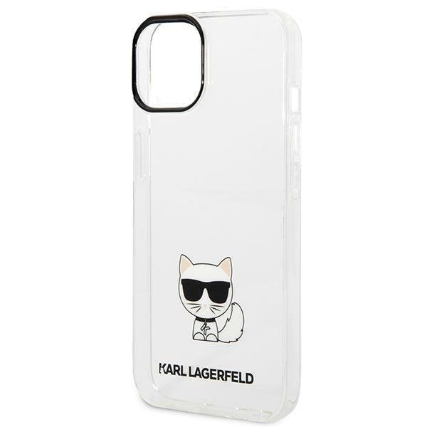 Karl Lagerfeld iPhone 14 Plus Skal Transparent Choupette Body - Clear