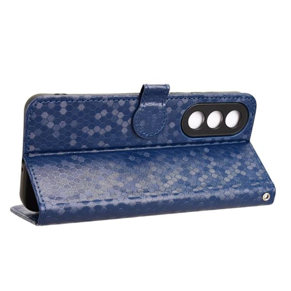 OnePlus Nord 5 Plånboksfodral Dot Pattern Imprint - Mörkblå Blå