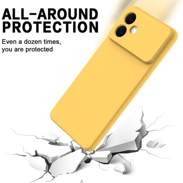 Samsung Galaxy S26 Edge Skal Silikon - Gul