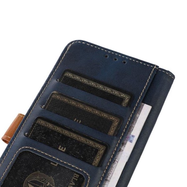Sony Xperia 5 IV Wallet Case Magnetisk lås - Blå