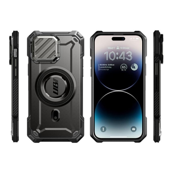 Supcase iPhone 15 matkapuhelimen suojakuori Magsafe UB XT- Musta