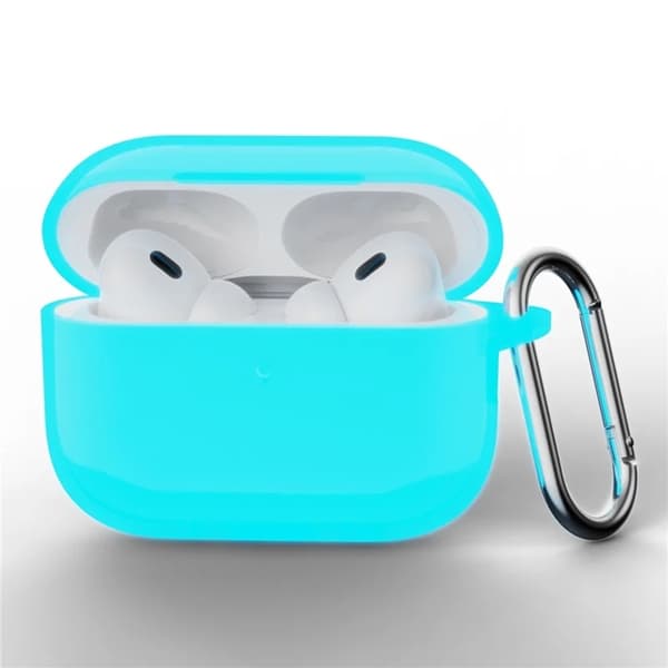Mobilskal till Airpods Pro 3 Silikon med Karbinhake - Luminous Blå