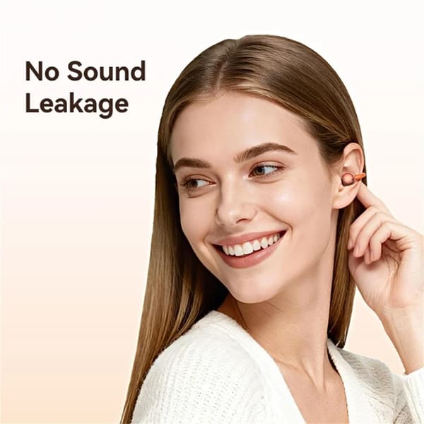 USAMS Clip-On Trådlös Hörlurar Echo R03 Bluetooth 5.0 med 11 mm - Blå