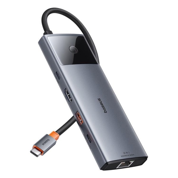 Baseus 11in1 HUB USB-C Til USB-C / 3x USB-A - Grå