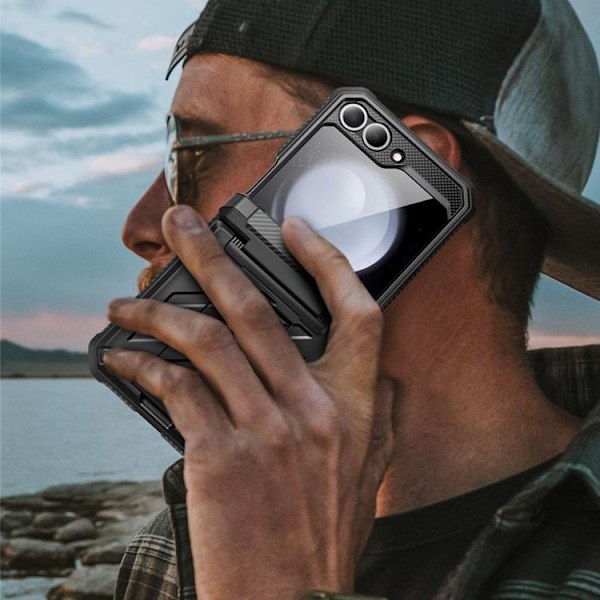 Supcase Galaxy Z Flip 6 Mobilskal Unicorn Bettle Pro - Svart