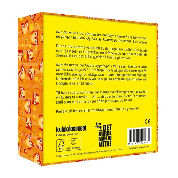 Kolde poesispil, du bør vide - 3 ting (DA)