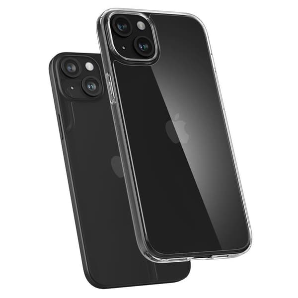 Spigen iPhone 15 Plus Mobilskal Airskin Hybrid - Crystal Clear Transparent