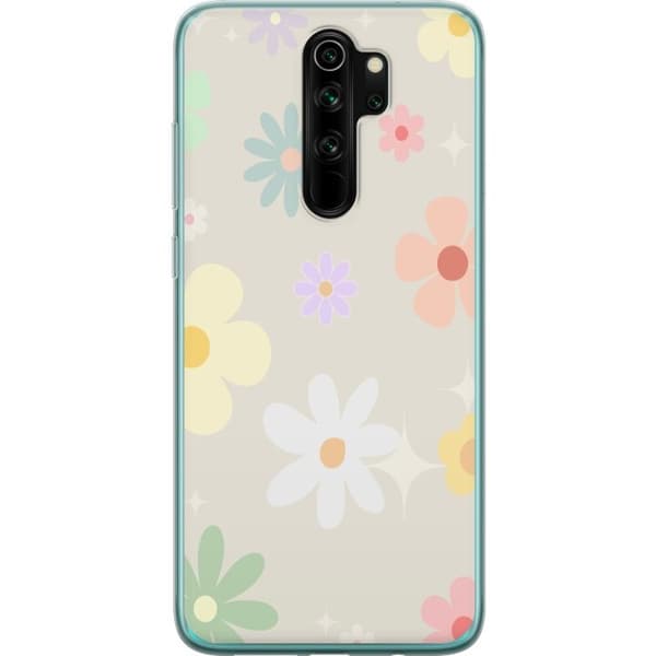 Mobilcover til Xiaomi Redmi Note 8 Pro med falmende blomster