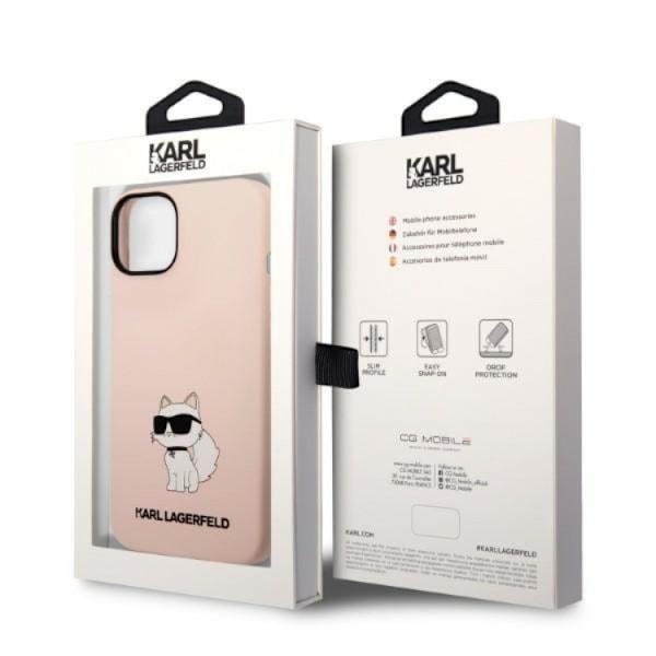 Karl Lagerfeld iPhone 14 Plus Mobilskal Silicone Choupette