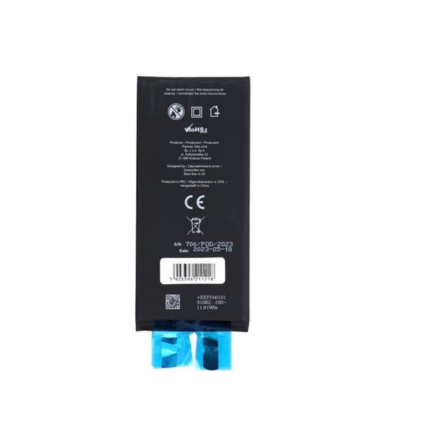 Blue Star iPhone 11 Batteri HQ 3110 mAh Uden BMS