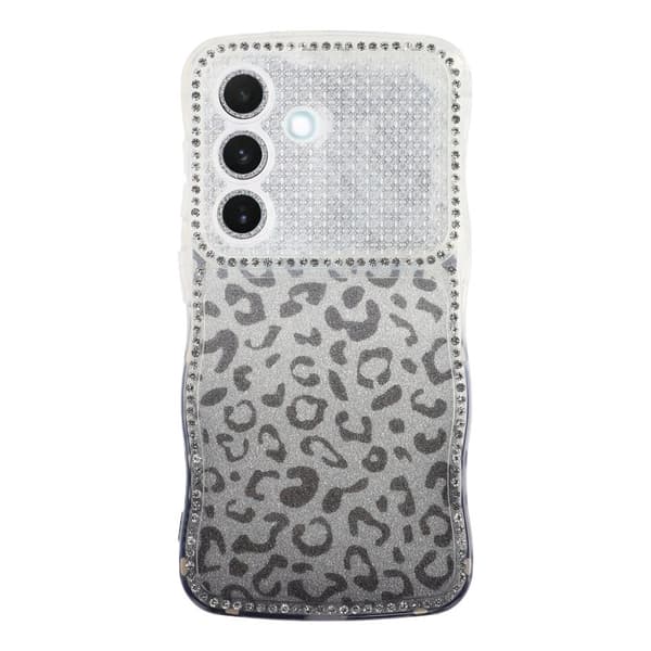 Mobilskal för Samsung Galaxy S26 Plus TPU med rhinestones - Gradient Svart