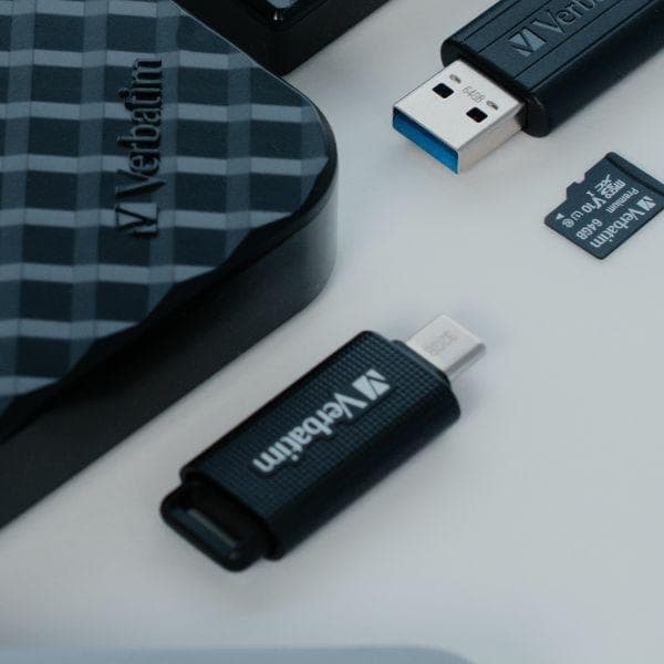 Verbatim Pendrive 32GB USB-C - Svart Svart