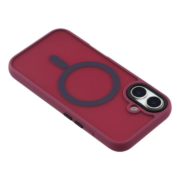 Mobilskal till iPhone 17 MagSafe Skin Touch - Vinröd Vinröd