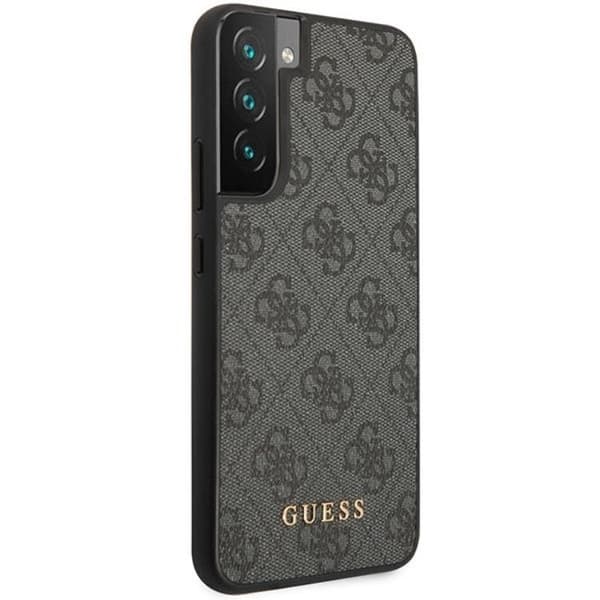 Guess Galaxy S24 Ultra Mobilskal 4G Metal Guld Logo - Sort Black