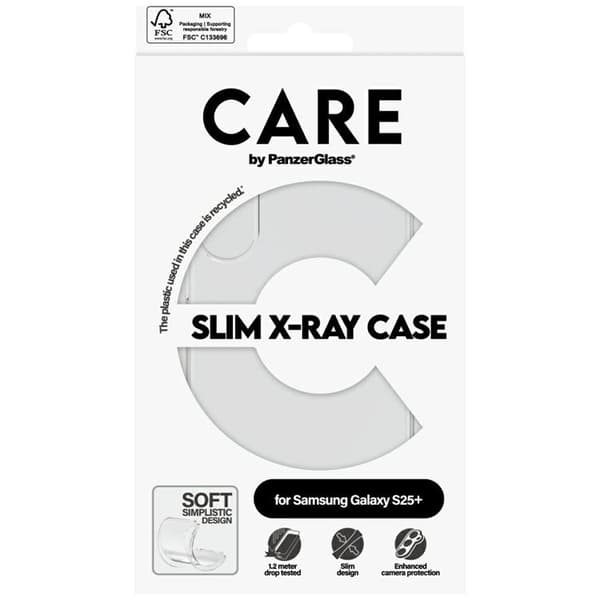 CARE By PanzerGlass Telefontaske til Galaxy S25 Plus Mode X-Ray - Klar