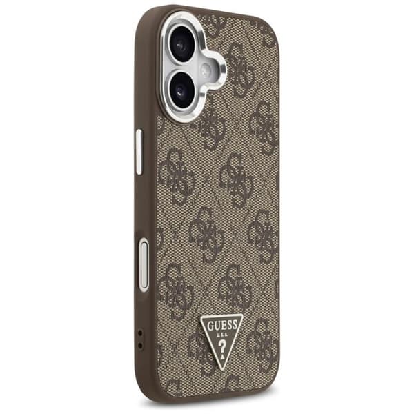 Guess telefontaske til iPhone 17 MagSafe 4G trekantlogo - brun Brun