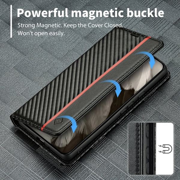 LC.IMEEKE Google Pixel 8a Plånboksfodral Konstläder - Vertikal rand