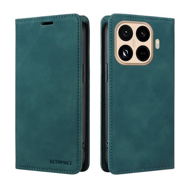 BETOPNICE Xiaomi 15T Pro Plånboksfodral Konstläder - Grön