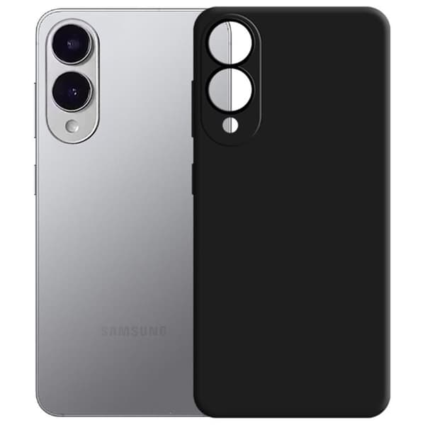 3MK Telefontaske til Galaxy S25 Edge Silikone - Sort Svart