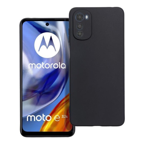 Motorola Moto E32/E32S Mobilcover Mat - Sort