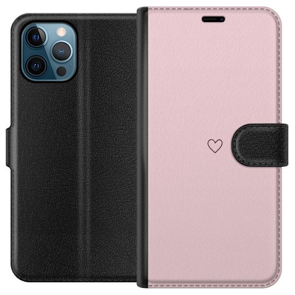 Plånboksfodral till Apple iPhone 12 Pro Max med Litet Hjärta
