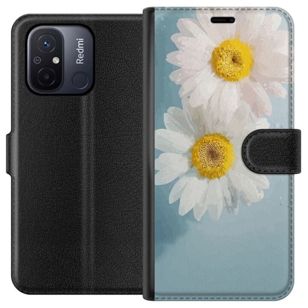 Plånboksfodral till Xiaomi Redmi 12C med Sommarblommor