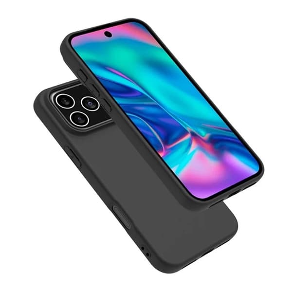 BOOM Mobilskal till iPhone 17 Pro Soft Matt Back TPU - Svart Svart