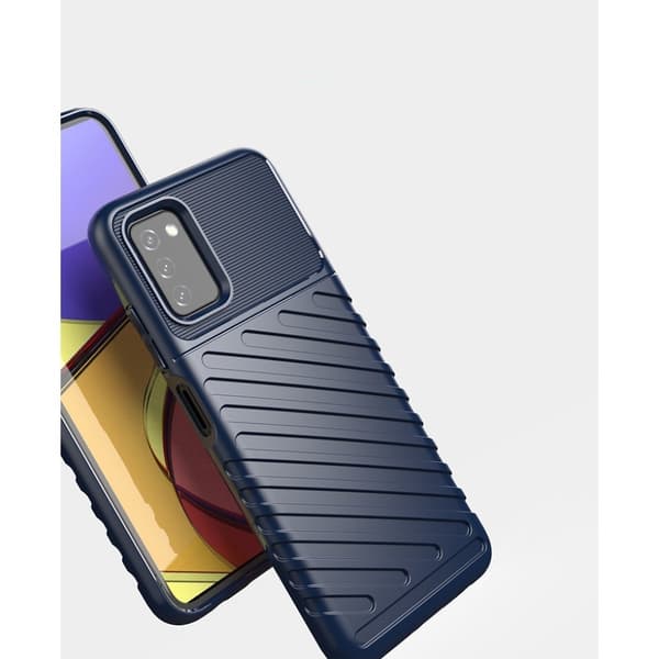 Thunder Twill Skal till Samsung Galaxy A03s - Blå Blue