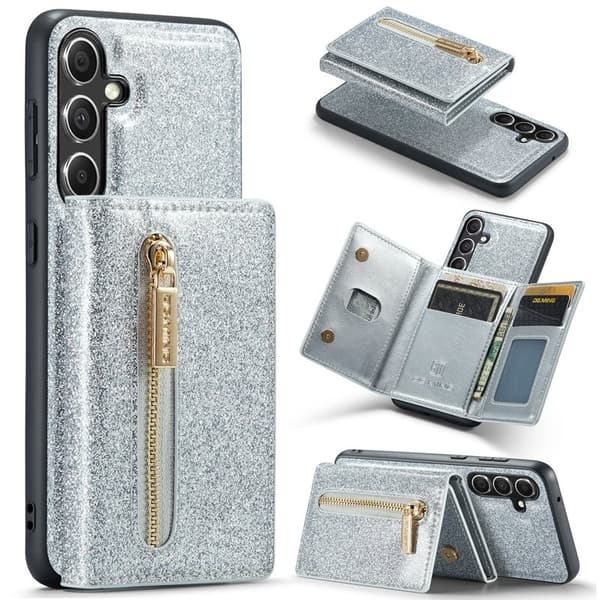 DG.MING M3 Series Mobilskal till Samsung Galaxy S23 FE Glitter Silver