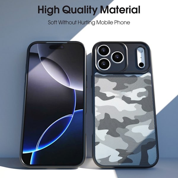 IBMRS Mobilskal till iPhone 17 Pro Anti-Fall Soft Transparent