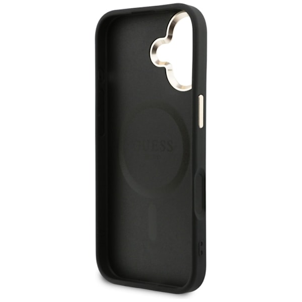 Guess Mobilskal För iPhone 17 MagSafe Perforated 4G - Svart