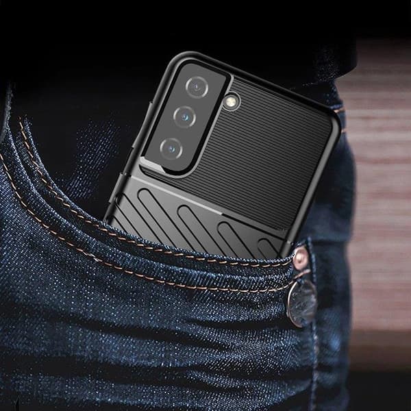 Galaxy S23 Plus Skal Thunder Armor Silicone - Sort Black